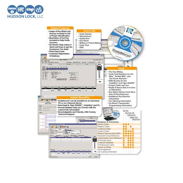 Hudson Lock CS-CD CodeSource Plus, Full Version CD For Sale - Image 2