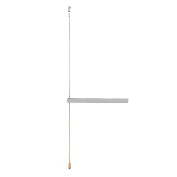 GAAB T352S04S Concealed Vertical Rod Exit Device Modular and Reversible with Switch Up to 36 Doors - Grey Online Hot Sale
