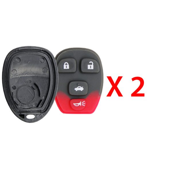 2006 - 2016 Chevrolet Buick Cadillac Remote Shell 4B for FCC#  OUC60221   OUC60270 (2 Pack) For Discount - Image 2