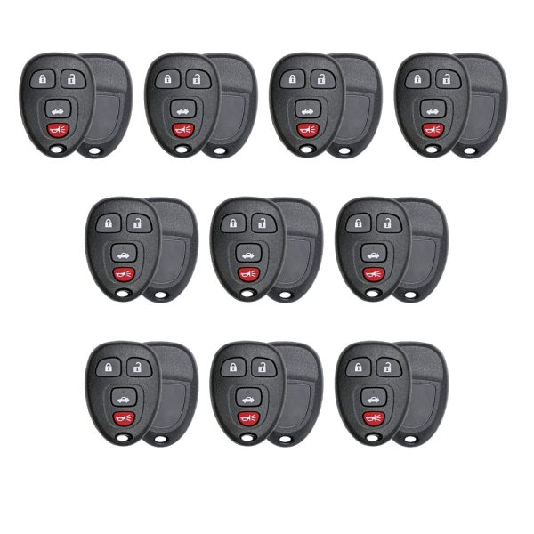 2006 - 2016 Chevrolet Buick Cadillac Remote Shell 4B for FCC#  OUC60221   OUC60270 (10 Pack) Supply