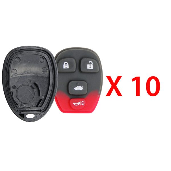 2006 - 2016 Chevrolet Buick Cadillac Remote Shell 4B for FCC#  OUC60221   OUC60270 (10 Pack) Supply - Image 2