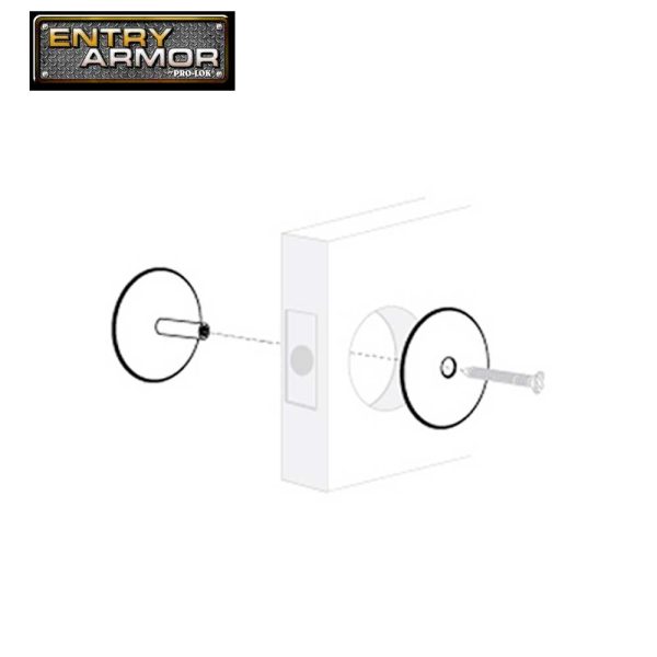 Entry Armor Hole Cover- 2-5 8  (EHC-100-PC) Online Hot Sale - Image 2