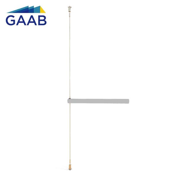 GAAB T352S04S Concealed Vertical Rod Exit Device Modular and Reversible with Switch Up to 36 Doors - Grey Online Hot Sale - Image 2