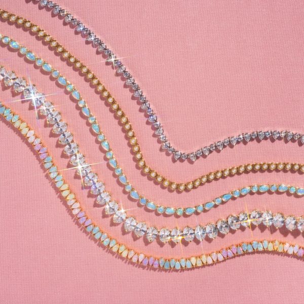 Hello Gorgeous Tennis Necklace Online Sale - Image 4